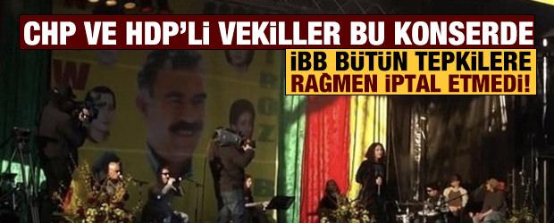 İBB tepkilere rağmen iptal etmemişti: CHP ve HDP'li vekiller Aynur Doğan konserinde